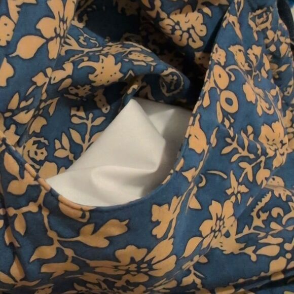 Liz Claiborne Villager Sport blue floral print capri pants size‎ XL women's - Picture 6 of 6